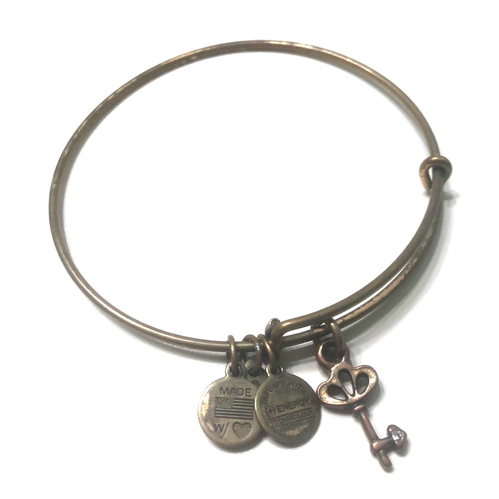 Alex & Ani Gold “Key” Bracelet